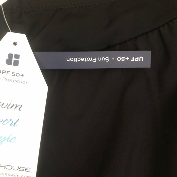 Beach House NWT Beach To Volleyball Courts April Swim Shorts Black Size 24W - Picture 11 of 14